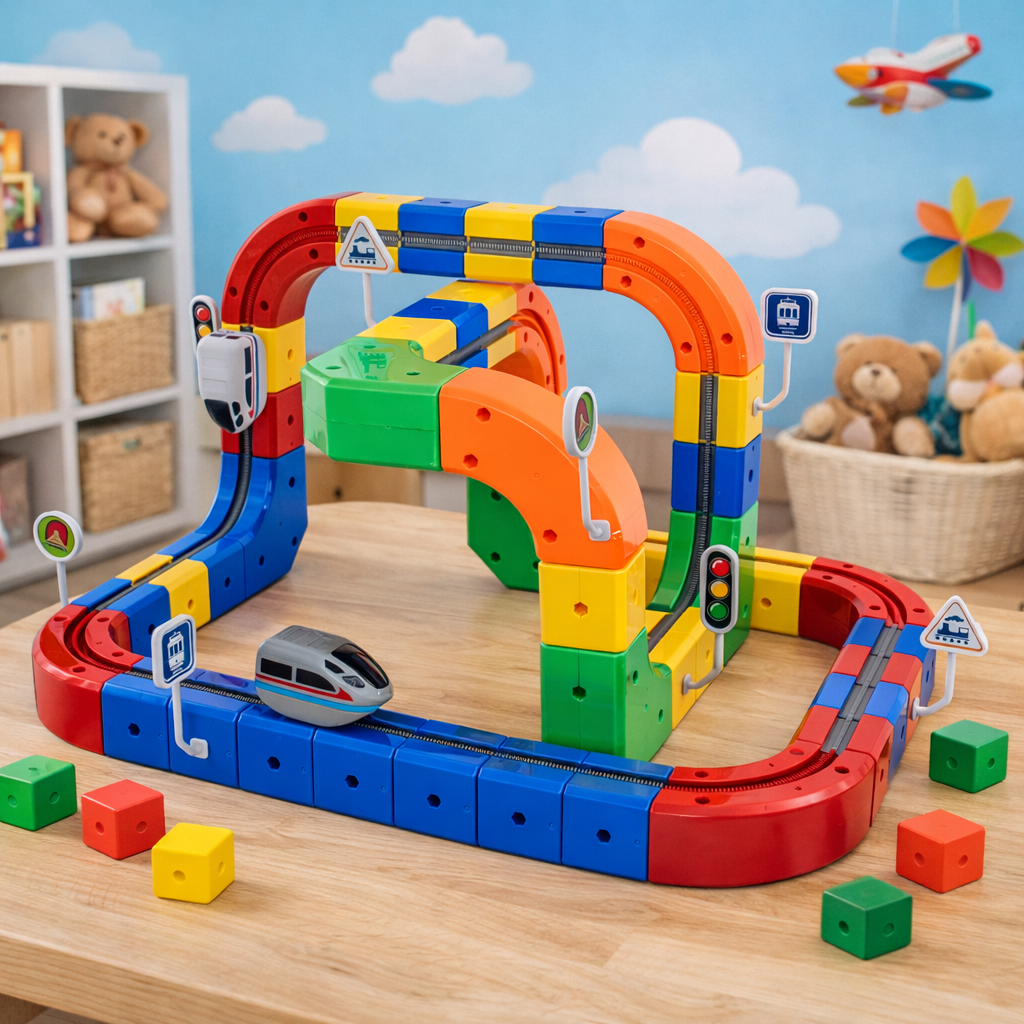 Logiplay STEM Fejlesztő Vonatpálya