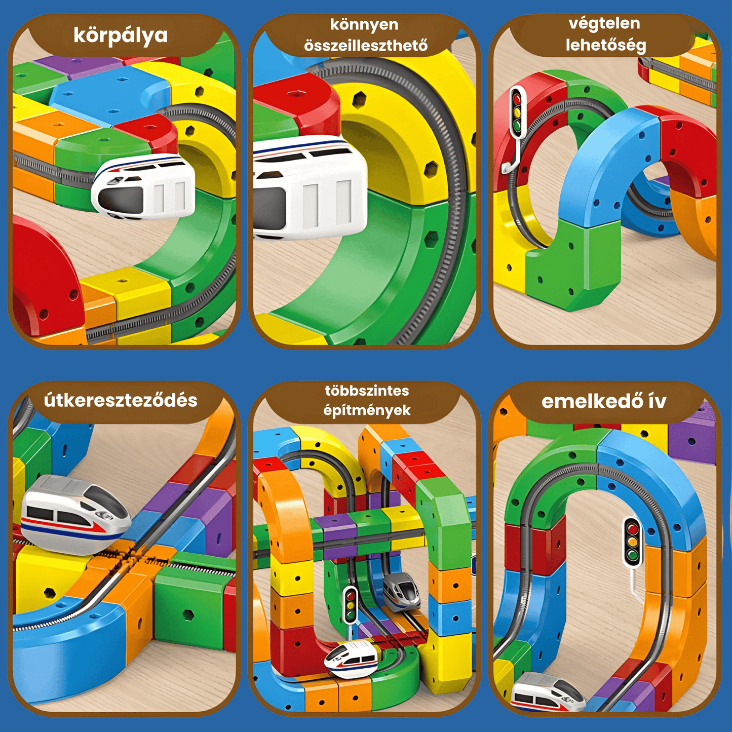 Logiplay STEM Fejlesztő Vonatpálya